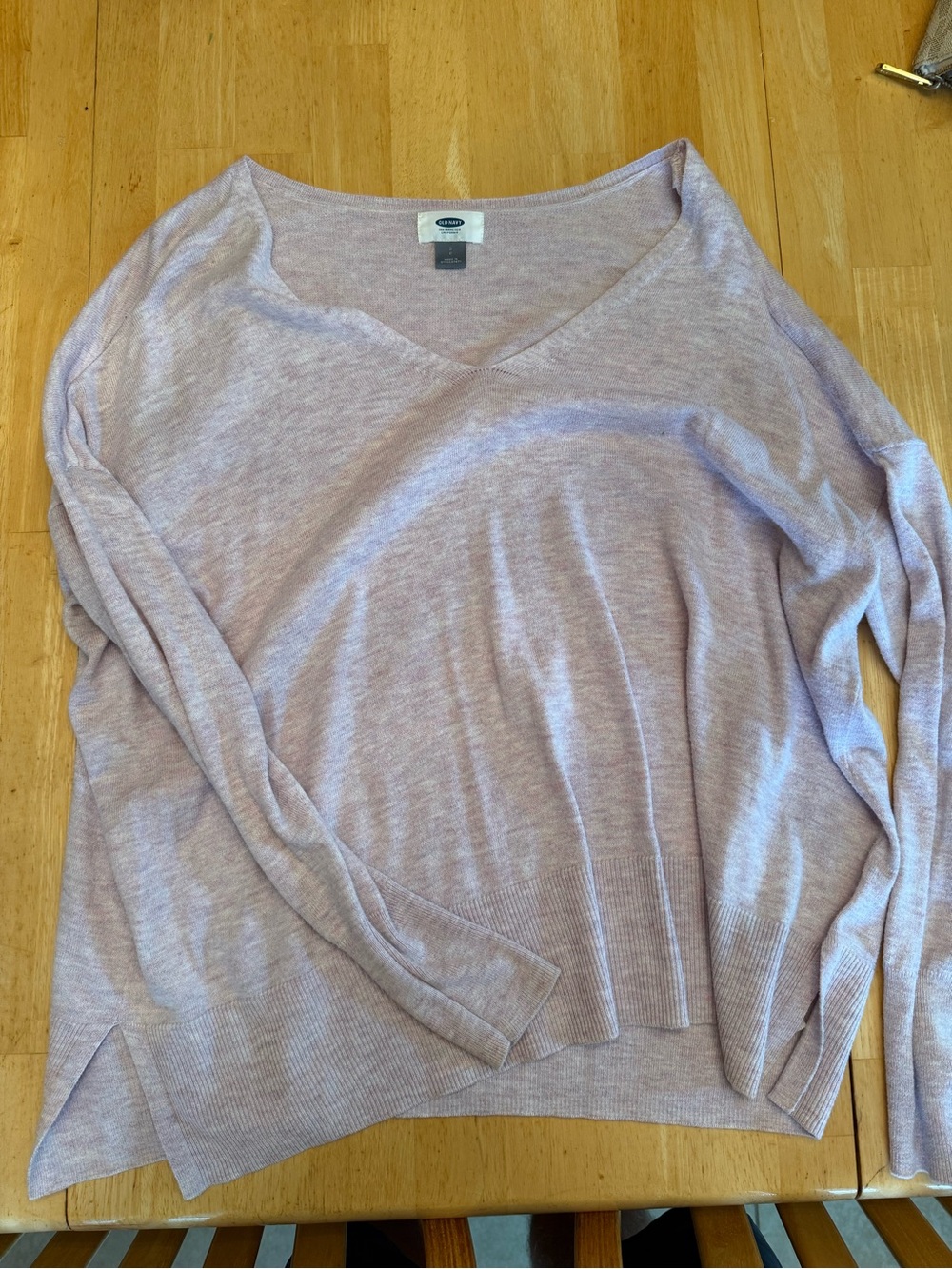 Old Navy Light Pink V-Neck Women's Shirt